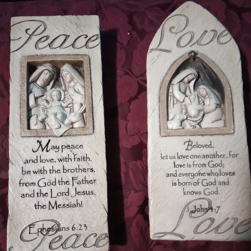 Inspirational Wall Plaques with Religious Quotes